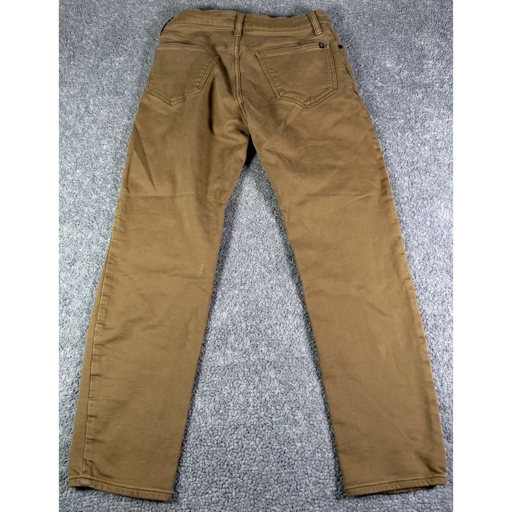 Banana Republic Mens 31x28 Khaki Brown Cotton Stretch Five Pocket Pants Chinos
